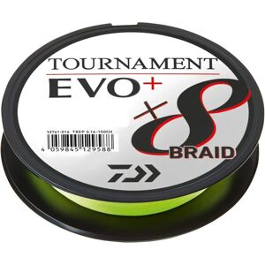 Línea Trenzada Daiwa Tournament Evo Plus - 135 M - Amarillo/Chartreuse/Multicolor Línea Trenzada Daiwa Tournament Evo Plus - 135 M - Amarillo/Chartreuse/Multicolor