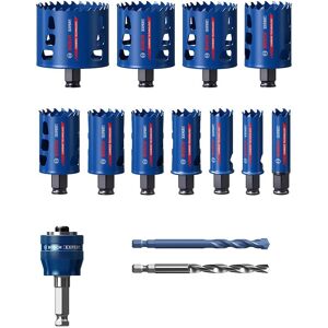 Bosch Drill Hole Saw Set - Heavy Duty Carbide, 20-76mm Bosch Drill Hole Saw Set - Heavy Duty Carbide, 20-76mm
