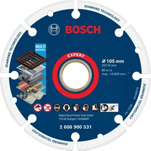 Bosch Expert Diamond Metal Wheel 105mm, x-lock - Cutting Disc for Rebar and Marble Saws Bosch Expert Diamond Metal Wheel 105mm, x-lock - Cutting Disc for Rebar and Marble Saws