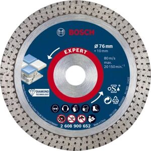 Bosch Expert HardCeramic 76mm Diamond Cutting Disc - Diamond Disc for Hard Tiles Bosch Expert HardCeramic 76mm Diamond Cutting Disc - Diamond Disc for Hard Tiles