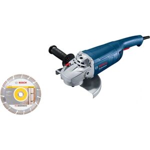 Bosch GWS 20-230 P kątowa szlifierka - 23cm - 2000W - 5.5kg Bosch GWS 20-230 P kątowa szlifierka - 23cm - 2000W - 5.5kg