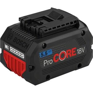 Bosch ProCORE18V 5.5Ah Battery - High-Performance 18V Lithium-Ion Bosch ProCORE18V 5.5Ah Battery - High-Performance 18V Lithium-Ion