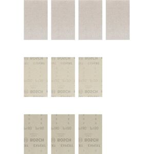 Bosch Expert M480 Sanding Mesh Set - 80/120 Grit, 133x80mm Bosch Expert M480 Sanding Mesh Set - 80/120 Grit, 133x80mm
