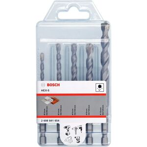 Bosch HEX-5 Concrete Drill Set - 4mm, 5mm, 6mm, 8mm, 10mm - Drilling in Concrete & Masonry Bosch HEX-5 Concrete Drill Set - 4mm, 5mm, 6mm, 8mm, 10mm - Drilling in Concrete & Masonry
