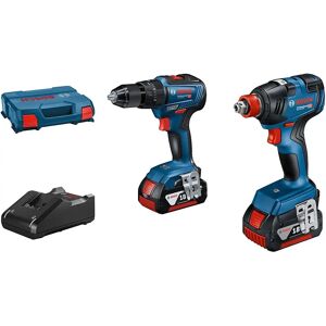 Bosch GSB 18V-55 Twin Pack Power Drill Kit Bosch GSB 18V-55 Twin Pack Power Drill Kit