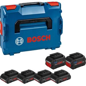 Ensemble de Batteries Bosch ProCORE18V - 6 Batteries dans L-BOXX - Publicité Ensemble de Batteries Bosch ProCORE18V - 6 Batteries dans L-BOXX - Publicité