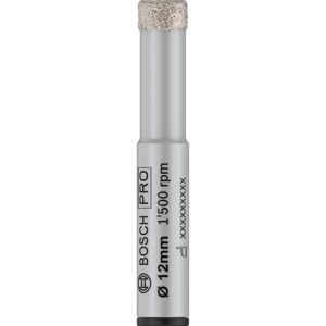 Wiertło diamentowe Bosch - 12mm, Wytrzymałe wiercenie na sucho Wiertło diamentowe Bosch - 12mm, Wytrzymałe wiercenie na sucho