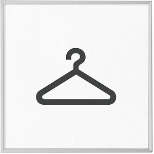 Kaiserkraft Madrid Silver Line Placa de puerta - 120x120mm Kaiserkraft Madrid Silver Line Placa de puerta - 120x120mm