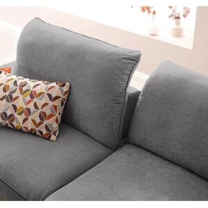 W.SCHILLIG enjoy&MORE Ecksofa - Grau Chenille, Recamiere, 294cm W.SCHILLIG enjoy&MORE Ecksofa - Grau Chenille, Recamiere, 294cm