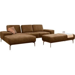 W.SCHILLIG Run Braun Ecksofa mit Recamiere links W.SCHILLIG Run Braun Ecksofa mit Recamiere links