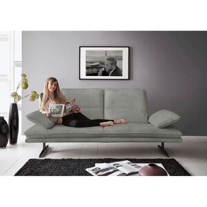 W.SCHILLIG Broadway Sofa - 2-Sitzer, Mikrofaser, Longchair links, Grau W.SCHILLIG Broadway Sofa - 2-Sitzer, Mikrofaser, Longchair links, Grau