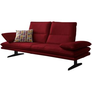 W.SCHILLIG Broadway Ledersofa - 2-Sitzer - Ruby Red W.SCHILLIG Broadway Ledersofa - 2-Sitzer - Ruby Red