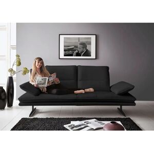 W.SCHILLIG Broadway Sofa - Leder, Schwarz Z59 - 2-Sitzer W.SCHILLIG Broadway Sofa - Leder, Schwarz Z59 - 2-Sitzer