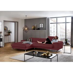 W.SCHILLIG Piedroo L-Form Sofa - Weiches Leder, Burgund W.SCHILLIG Piedroo L-Form Sofa - Weiches Leder, Burgund