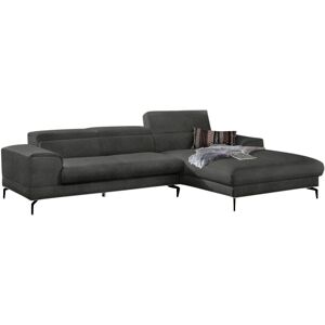 W.SCHILLIG Piedroo Ecksofa - Grau Chenille Design L-Form W.SCHILLIG Piedroo Ecksofa - Grau Chenille Design L-Form