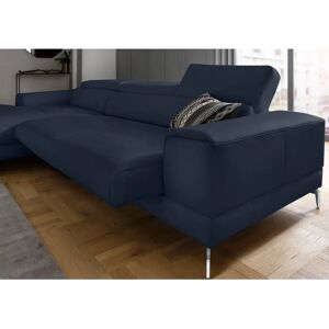 W.SCHILLIG Piedroo L-Form Sofa - Blau Echtleder W.SCHILLIG Piedroo L-Form Sofa - Blau Echtleder