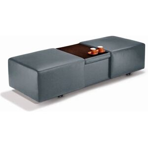 W.SCHILLIG Taboo Blau Microfaser Hocker - Hocker W.SCHILLIG Taboo Blau Microfaser Hocker - Hocker