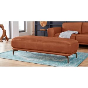 W.SCHILLIG Montana Cognac Leder Hocker - Möbel W.SCHILLIG Montana Cognac Leder Hocker - Möbel