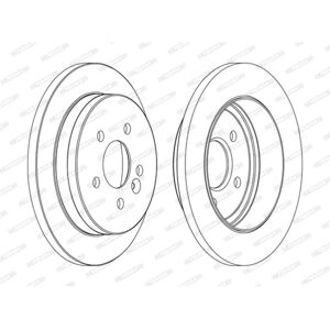 FERODO DDF1037C Takarengaslevy - Pinnoitettu pinta FERODO DDF1037C Takarengaslevy - Pinnoitettu pinta