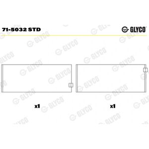 GLYCO 71-5032 STD Moottorin laakeri - Moottorin osa GLYCO 71-5032 STD Moottorin laakeri - Moottorin osa
