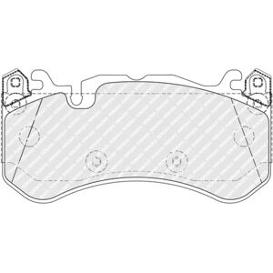 FERODO FDB5381 Juego de pastillas de freno - Delantero, Low-Metallic, 189x16.8 mm FERODO FDB5381 Juego de pastillas de freno - Delantero, Low-Metallic, 189x16.8 mm