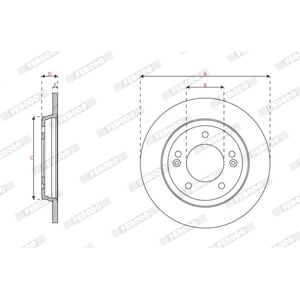 FERODO DDF3037C Jarrulevy - Täysi, 262mm, 10mm, Kia Niro/Hyundai Ioniq FERODO DDF3037C Jarrulevy - Täysi, 262mm, 10mm, Kia Niro/Hyundai Ioniq