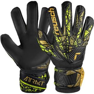 Gants de Gardien Reusch Noirs - Attrakt Infinity Finger Support Junior - Gants de Goalkeeper - Publicité Gants de Gardien Reusch Noirs - Attrakt Infinity Finger Support Junior - Gants de Goalkeeper - Publicité