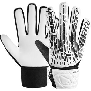 Reusch Attrakt Starter Solid Junior Goalkeeper Gloves - White Reusch Attrakt Starter Solid Junior Goalkeeper Gloves - White