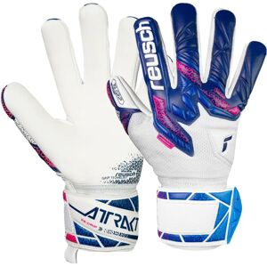 Reusch Blue/Pink/White Attrakt RE:GRIP NC Goalkeeper Gloves Reusch Blue/Pink/White Attrakt RE:GRIP NC Goalkeeper Gloves
