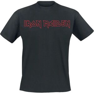 Iron Maiden Revidert Logo Kortermet T-Skjorte - Herre - Svart Iron Maiden Revidert Logo Kortermet T-Skjorte - Herre - Svart