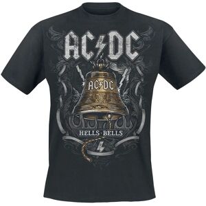 AC/DC Hells Bells Schwarzes Kurzarm-T-Shirt - T-Shirt AC/DC Hells Bells Schwarzes Kurzarm-T-Shirt - T-Shirt