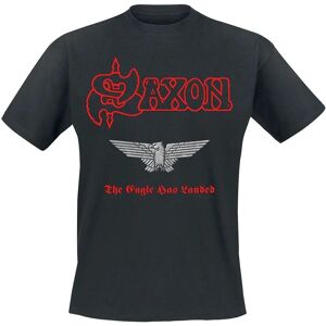 Saxon The Eagle Has Landed - T-Shirt à manches courtes - Noir - Décontracté - Publicité Saxon The Eagle Has Landed - T-Shirt à manches courtes - Noir - Décontracté - Publicité