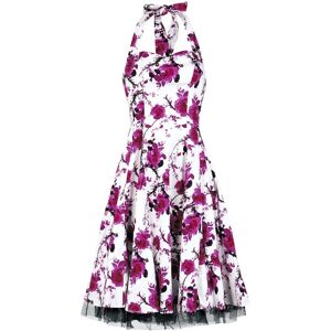 H&R London Rosa Blomstermidikjole - Lang midi kjole - Blomstertrykk - V-hals - Ermeløs H&R London Rosa Blomstermidikjole - Lang midi kjole - Blomstertrykk - V-hals - Ermeløs
