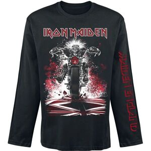 Iron Maiden Eddie Bike pitkähihainen T-paita - Miehet - Musta Iron Maiden Eddie Bike pitkähihainen T-paita - Miehet - Musta