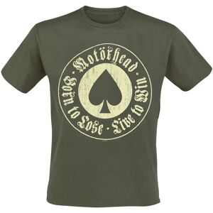 Motörhead Born To Lose Kortærmet T-shirt - Herre - Khaki - Normal pasform - T-shirt Motörhead Born To Lose Kortærmet T-shirt - Herre - Khaki - Normal pasform - T-shirt