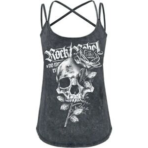 EMP Rock Rebel Vintage Pesty ja Painettu Toppi - Tops EMP Rock Rebel Vintage Pesty ja Painettu Toppi - Tops