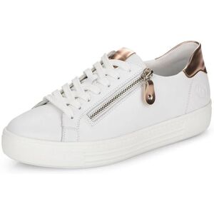 Remonte D0903-81 Baskets en Cuir Blanc - Baskets Décontractées - Publicité Remonte D0903-81 Baskets en Cuir Blanc - Baskets Décontractées - Publicité