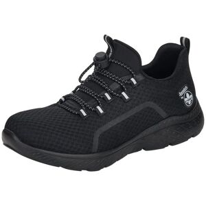 RIEKER Sport-Slip-On Sneaker - Leicht, Textil, Schwarz - Schuhe RIEKER Sport-Slip-On Sneaker - Leicht, Textil, Schwarz - Schuhe