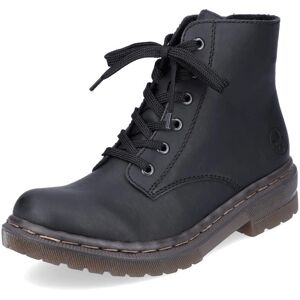 Rieker 78240-00 Bottines noires zippées pour femmes - Bottes - Publicité Rieker 78240-00 Bottines noires zippées pour femmes - Bottes - Publicité