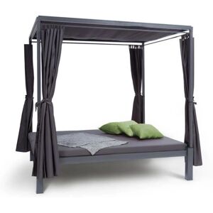 Blumfeldt Senator Lounge Fauteuil de Jardin - Toldo Imperméable - 188x208x205 cm - Gris - Publicité Blumfeldt Senator Lounge Fauteuil de Jardin - Toldo Imperméable - 188x208x205 cm - Gris - Publicité