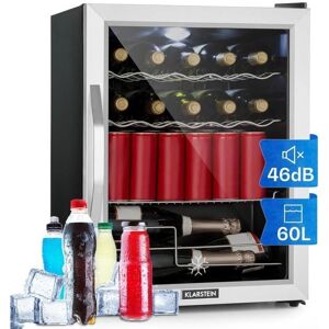 Klarstein Beersafe XL Mix It Edition - Mini Frigo - 60L, 4 Clayettes, Porte en Verre - Publicité Klarstein Beersafe XL Mix It Edition - Mini Frigo - 60L, 4 Clayettes, Porte en Verre - Publicité