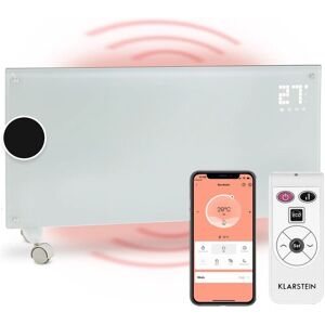 Klarstein Bornholm Chauffage à convection WiFi - 200W - Blanc Klarstein Bornholm Chauffage à convection WiFi - 200W - Blanc