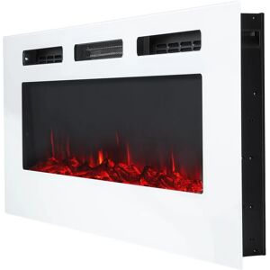 Klarstein Galeras Electric Wall & Built-in Fireplace - 1800W, 3 Colors LED, Timer Klarstein Galeras Electric Wall & Built-in Fireplace - 1800W, 3 Colors LED, Timer