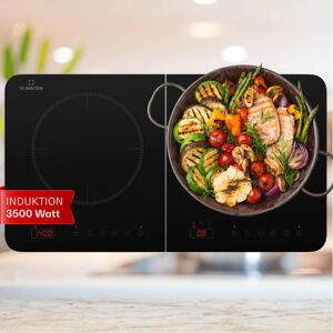 Klarstein Cookio - Double Induction Cooktop - 3500 W, Timer, Glass-ceramic Klarstein Cookio - Double Induction Cooktop - 3500 W, Timer, Glass-ceramic