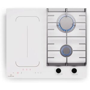 Klarstein Multichef 4 - Gas and Induction Cooktop, 4 Zones, 2 Gas Burners, 2 Induction Zones, FlexZone Klarstein Multichef 4 - Gas and Induction Cooktop, 4 Zones, 2 Gas Burners, 2 Induction Zones, FlexZone