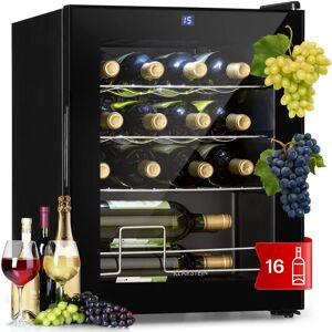 Klarstein Shiraz 16 Uno - Black - Temperature-Controlled Wine Cooler Klarstein Shiraz 16 Uno - Black - Temperature-Controlled Wine Cooler