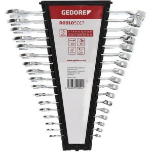 Gedore R09105017 Combination Wrench - 6-22 mm, 17 pcs, Chrome Vanadium Steel Gedore R09105017 Combination Wrench - 6-22 mm, 17 pcs, Chrome Vanadium Steel