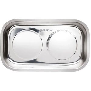 Gedore R19102000 Red Magnetic Tool Tray - Stainless Steel, 240x140mm Gedore R19102000 Red Magnetic Tool Tray - Stainless Steel, 240x140mm