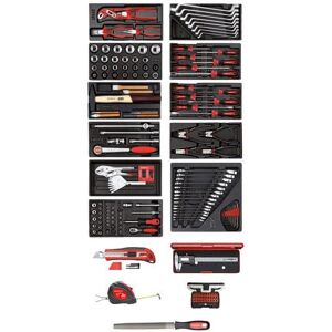 Gedore R21010002 gereedschapsset - Chroom-vanadium staal - 166 stuks Gedore R21010002 gereedschapsset - Chroom-vanadium staal - 166 stuks