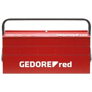 Gedore Red Tool Case - Model R20600073, 3301658 - Durable Steel, Lockable, 5 Compartments Gedore Red Tool Case - Model R20600073, 3301658 - Durable Steel, Lockable, 5 Compartments